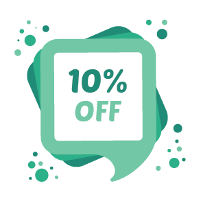 - 10 % Rabat
