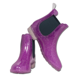 Ridestvler  / Staldstvle med Glitter  i PVC til fritid , stald "Sparkle" fra ELT i flere farver 