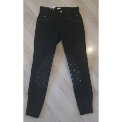 Ridebukser fuldskind "Flower Power" sort