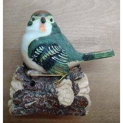 Syngende fugl med sensor