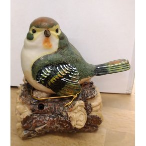 Syngende fugl med sensor