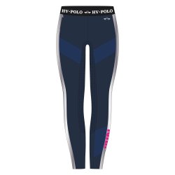 Ridetights fra  HV Polo med elastik talje og full silikone grib "Marit" Grn eller Navy bl