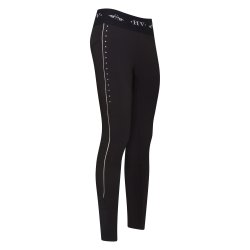 Ridetights fra HV POLO med full silikone grib og similisten "Sporty" - navy