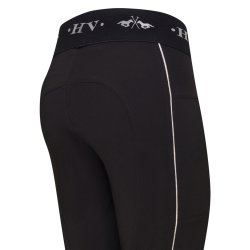 Ridetights fra HV POLO med full silikone grib og similisten "Sporty" - navy