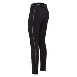 Ridetights fra HV POLO med full silikone grib og similisten "Sporty" - navy