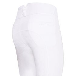 Ridebukser med fulg silicone grib fra HV POLO -  "jadore" Hvid