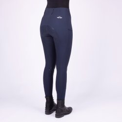 Ridetights med full silikone grib fra HV Polo "Classic" Navy bl