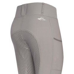 Ridetights fra HV Polo med full silikone grib "Classic" Titanium gr