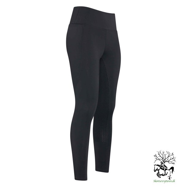 HV Polo Ridetights med full grib "Sporty Susan" Sort