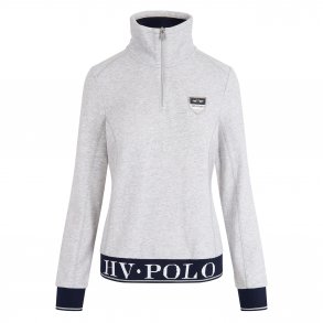 Sweatshirt m hals lynls fra HV Polo 