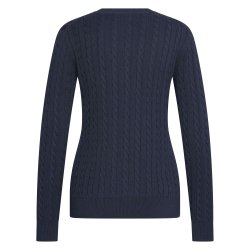 HV Polo Pullover Sweater i kabelstrik "Deanne" navy bl