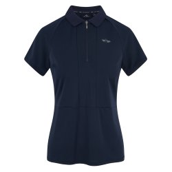  Polo T-shirt med korte rmer fra HV POLO - "Juliet" XL -3XL navy bl