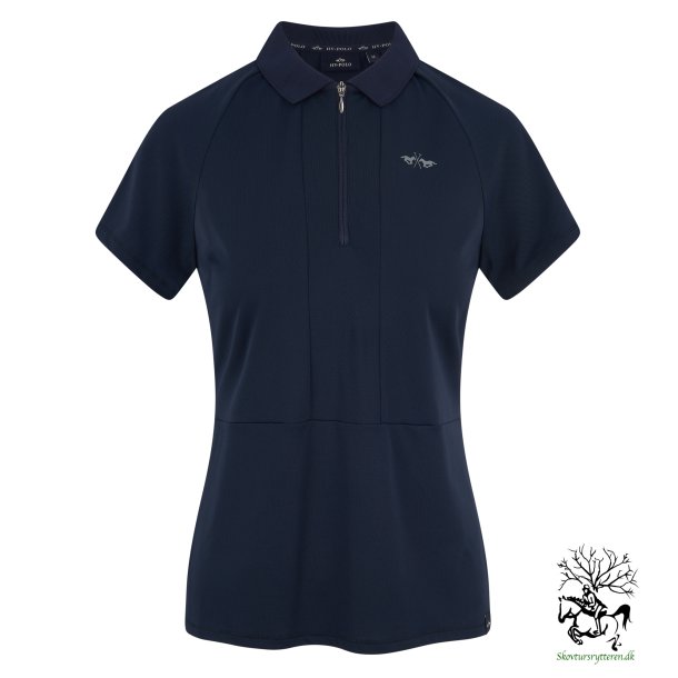  Polo T-shirt med korte rmer fra HV POLO - "Juliet" XL -3XL navy bl