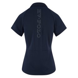  Polo T-shirt med korte rmer fra HV POLO - "Juliet" XL -3XL navy bl