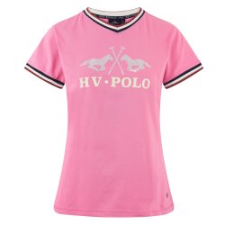 T-shirt fra HV Polo med korte rmer "Maria" pink eller cobolt bl