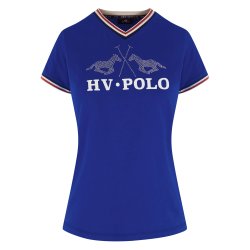 T-shirt fra HV Polo med korte rmer "Maria" pink eller cobolt bl