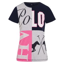 HV Polo T-shirt med mnster tryk "Rosaly"