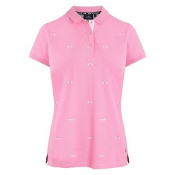 T-shirt fra HV Polo med krystaller "Dominica" navy bl