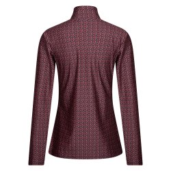 Bluse m lille lynls fra HV Polo "Yule" Sort , Navy bl eller bordeaux