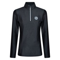 Bluse m lille lynls fra HV Polo "Yule" Sort , Navy bl eller bordeaux