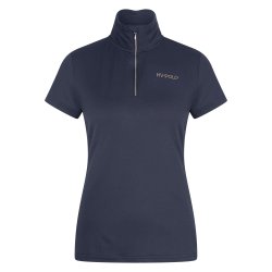 T-shirt fra HV Polo "Lumiere" i navy og espresso.