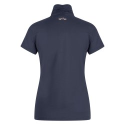 T-shirt fra HV Polo "Lumiere" i navy og espresso.