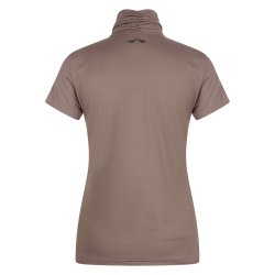 T-shirt fra HV Polo "Lumiere" i navy og espresso.