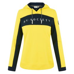 Hoodie i bommuld fra HV Polo "Carolynn" Rd eller Gul