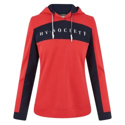 Hoodie i bommuld fra HV Polo "Carolynn" Rd eller Gul