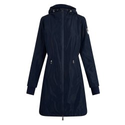 Ridejakke Parka forr /efterr fra HV Polo i vandtt stof "Celeste" Navy bl