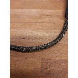 Pandebnd med pink/krystalsten str. cob fra Globus