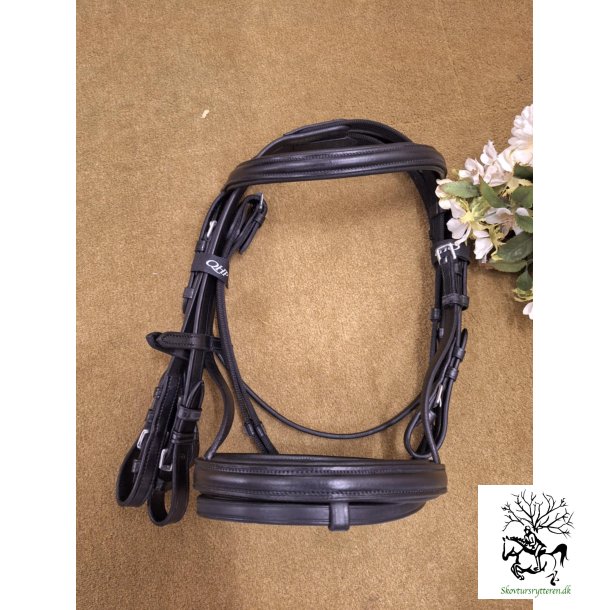 Trense i sort str. pony