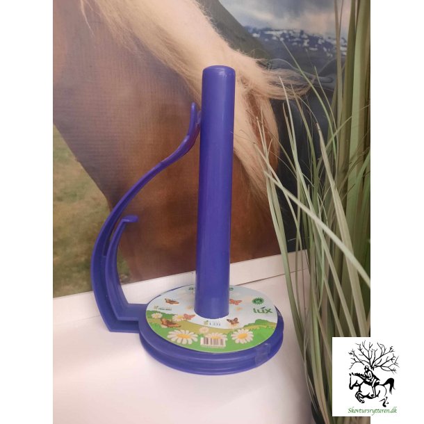  Kkkenrulle holder i plast med sommerfugle holder i mrk lilla