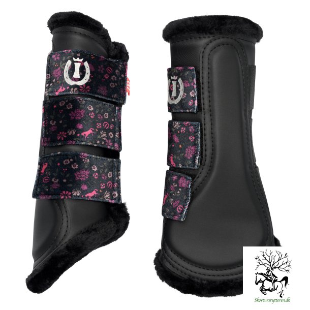 Gamacher dressur fra IR "Ambient "Flower Power" - Sort m blomster