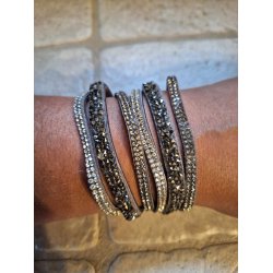 Vikle armbnd i gr  russkind