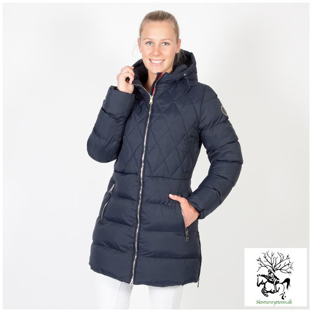 Ridejakke vinter med rideslidserfra Pfiff "Silja" Plus Size 3XL - Navy bl