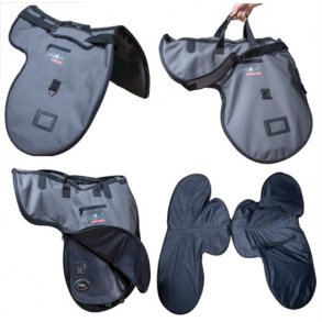 Bretaske til sadel fra Karlslund. 