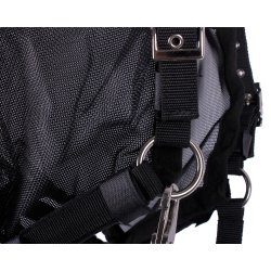  Fluemaske med aftagelig grime