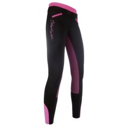 Ridetights med fuld silikone grib til brn og voksne fra HKM "starlight" flere farver 