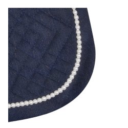 Underlag Anatomisk formet i klassisk melange look med perler i kanten "PEARLS" flere farver 