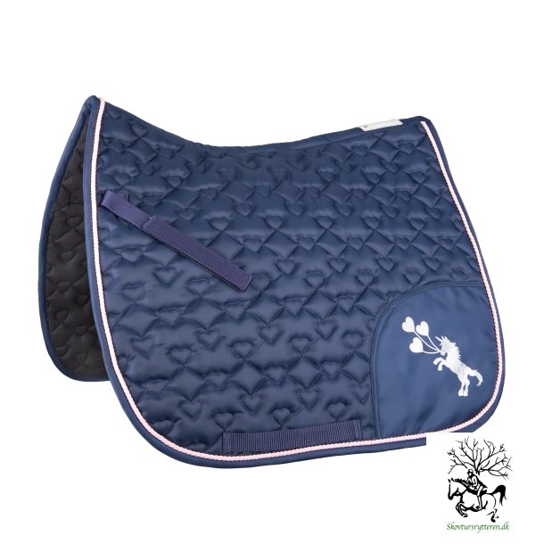  Underlag fra shetlnder "Glitter" navy bl 