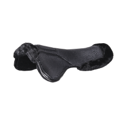 Gelpad med syntetisk lam fra Waldhausen i sort one size