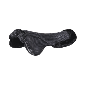 Gelpad med syntetisk lam fra Waldhausen i sort one size