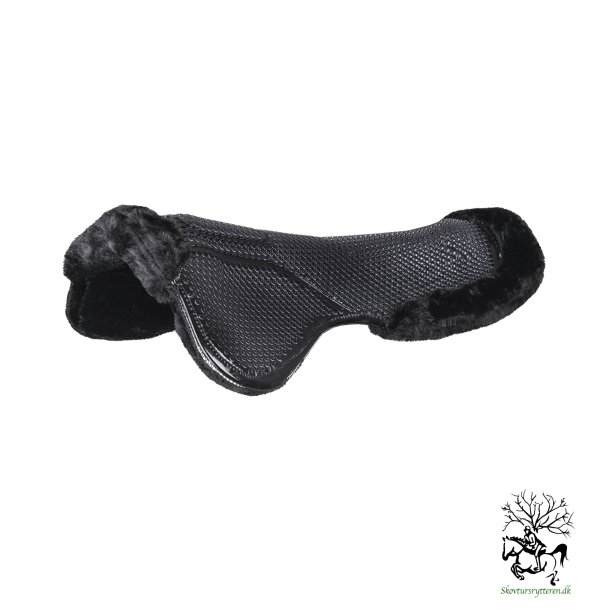 Gelpad med syntetisk lam fra Waldhausen i sort one size