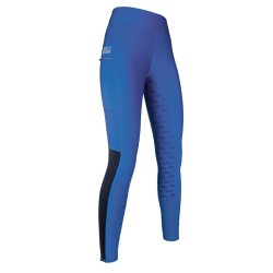 Ridetights med full silikone grib fra HKM  "Advanced" i pink str 38