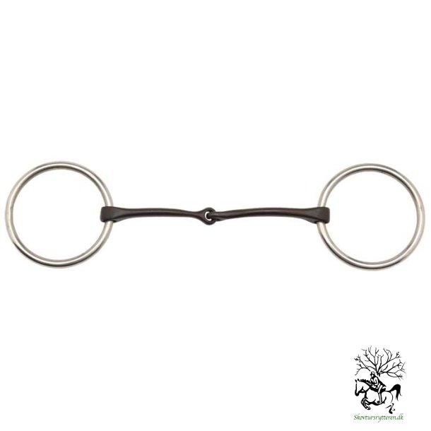 2 delt snaffel bid meget tyndt med ls sweet iron fra ZILCO str 13,5 cm