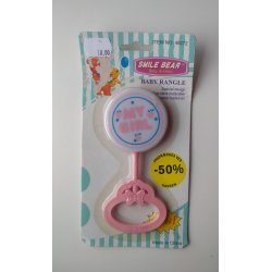 Baby rangle i lysebl eller lyserd
