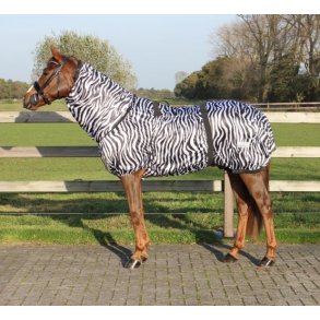  Eksemdkken med zebra print fra QHP - fra str Shetlnder til 165 cm 