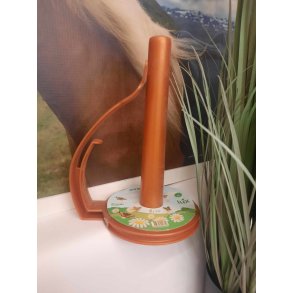  Kkkenrulle holder i plast med sommerfugle holder i cobber brun 