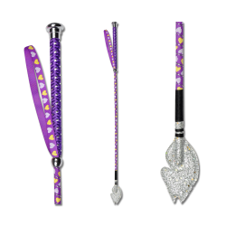 Brne pisk med glimmer hest og hjerter